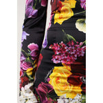 Dolce & Gabbana Multicolor Ortensies Long Sleeves Blouse Top TSH87590-40