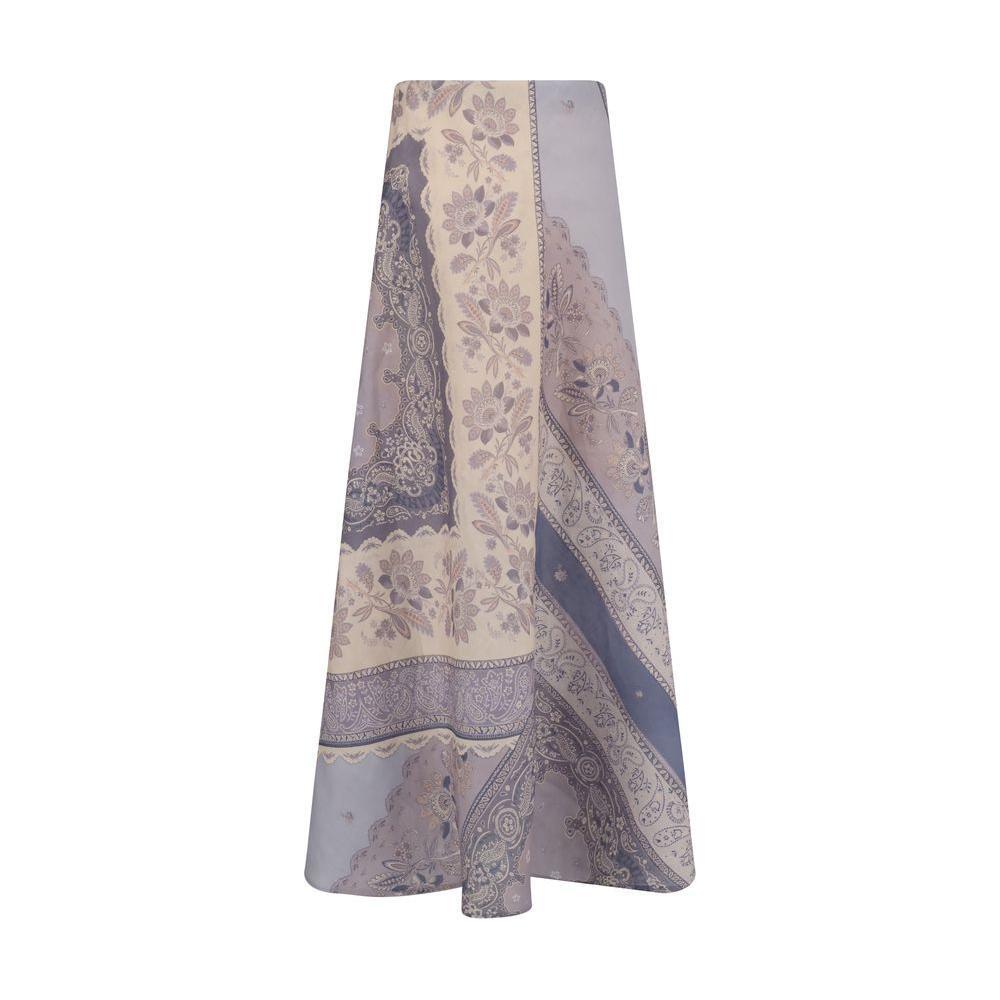 Zimmermann Lucky midi Skirt ZI-3601SSS252BLUBA-1