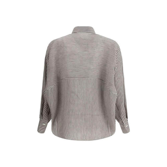 Brunello Cucinelli Striped Shirt BR-MH756NL405C007-M