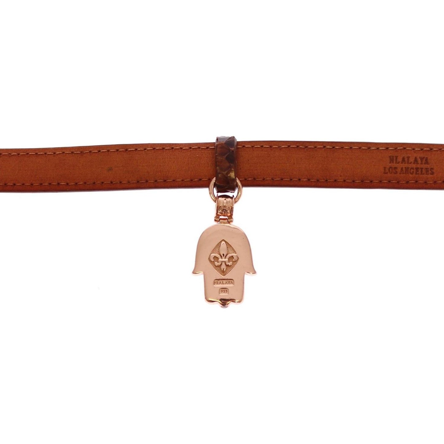 Nialaya CZ Hamsa Eye 18K Gold 925 Silver Bracelet NIA10153-1