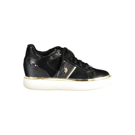 U.S. POLO ASSN. Black Polyester Women Sneaker US-37156-EU37/US7