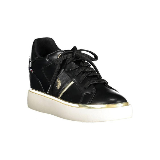 U.S. POLO ASSN. Black Polyester Women Sneaker US-37156-EU37/US7