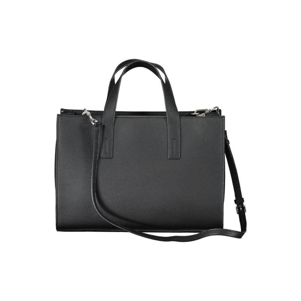 Calvin Klein Black Polyester Women Handbag CA-37834