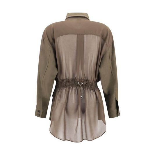 PINKO Linen Shirt Jacket PI-105017A2I9S1C-IT40 | M