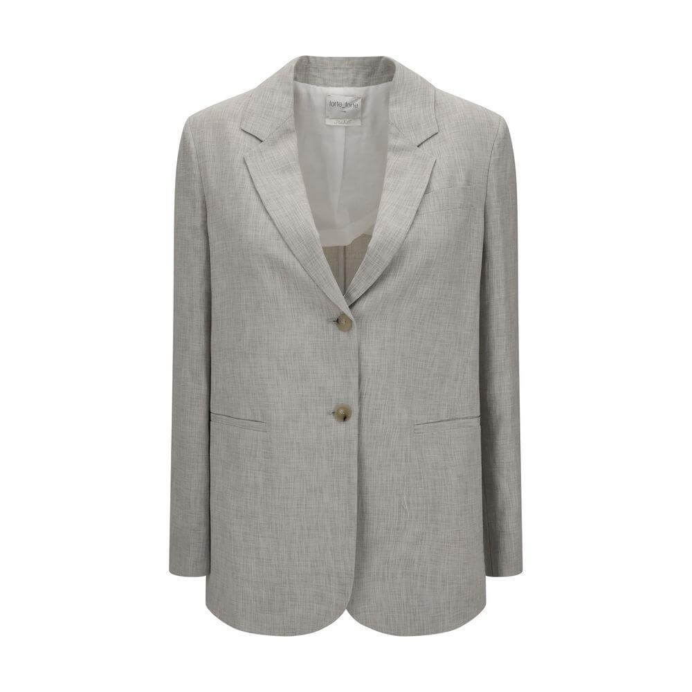Forte_Forte Fil à fil oversized Blazer FO-13817MYJACKETF47M7019-0/XS