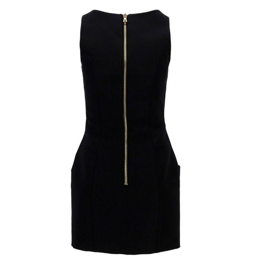 Balmain Black Wool Women Dress BA-15440-IT40|S