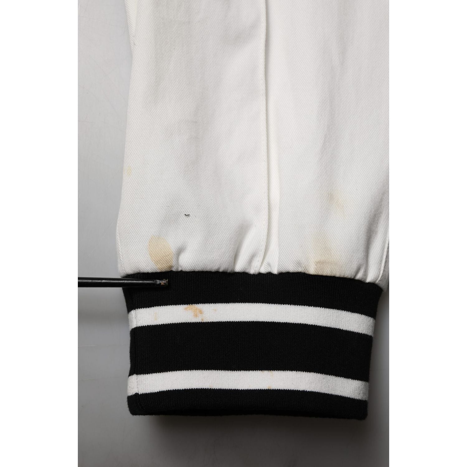 Dolce & Gabbana White Cotton Cargo Jogger Men Pants