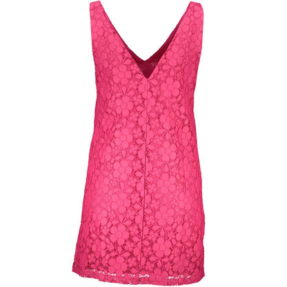Desigual Pink Viscose Women Dress