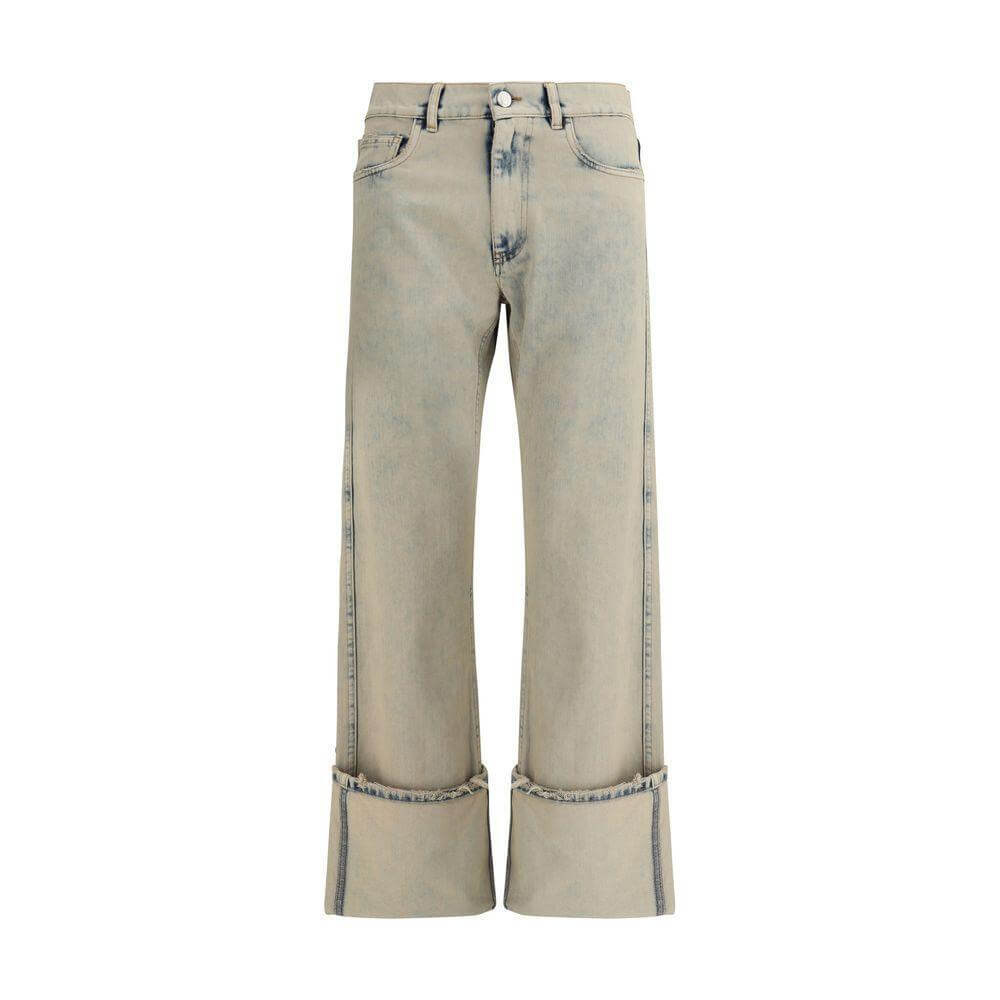 Coperni Boyfriend Jeans with cuff CO-COPP122F2035MENGRY-S