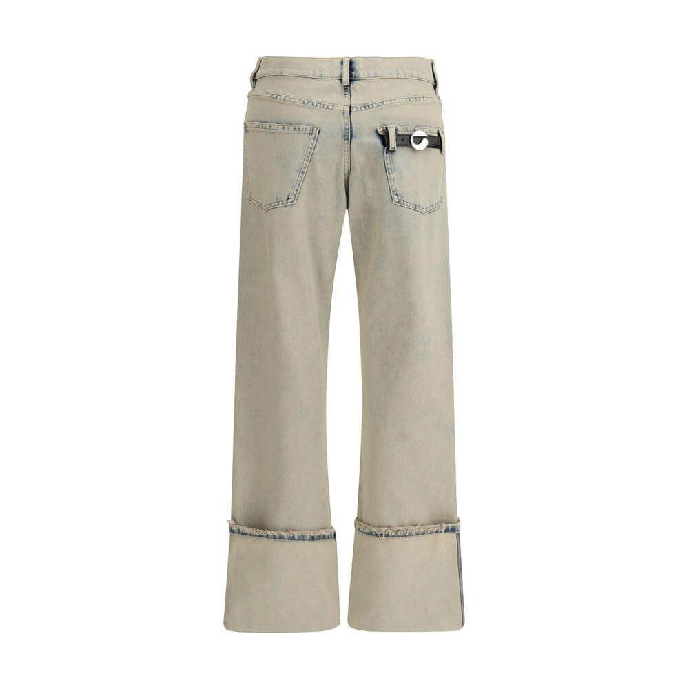 Coperni Boyfriend Jeans with cuff CO-COPP122F2035MENGRY-S