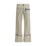 Coperni Boyfriend Jeans with cuff CO-COPP122F2035MENGRY-S