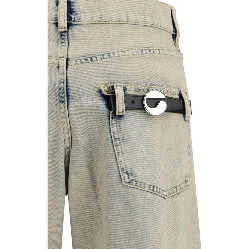 Coperni Boyfriend Jeans with cuff CO-COPP122F2035MENGRY-S