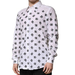 Dolce & Gabbana White MARTINI DG Logo Print Formal Shirt TSH906779-42