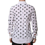 Dolce & Gabbana White MARTINI DG Logo Print Formal Shirt TSH906779-42