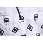 Dolce & Gabbana White MARTINI DG Logo Print Formal Shirt TSH906779-42
