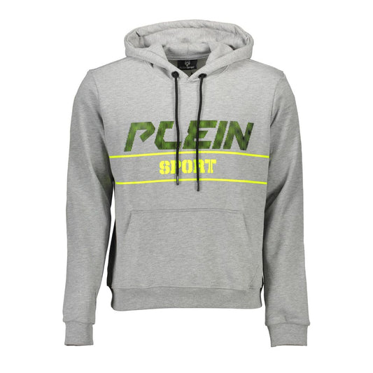 Plein Sport Gray Cotton Sweatshirt
