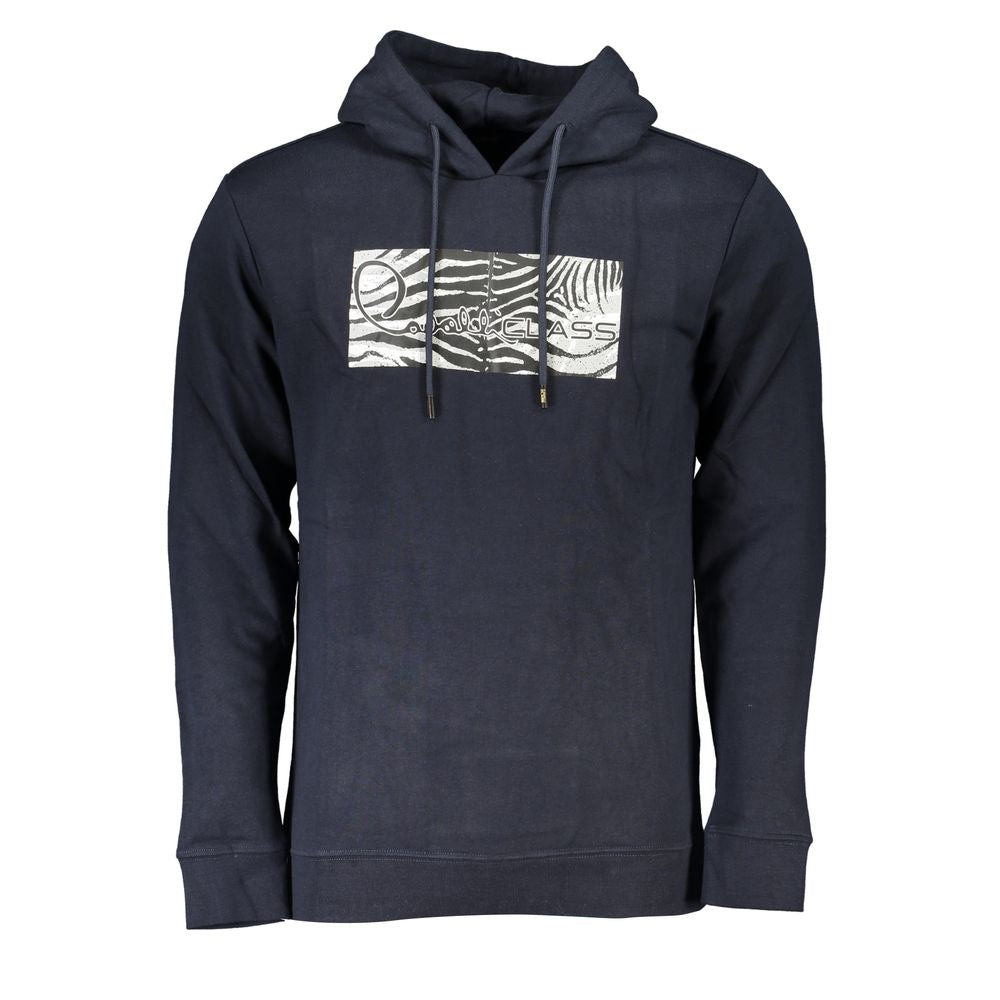 Cavalli Class Blue Cotton Sweatshirt