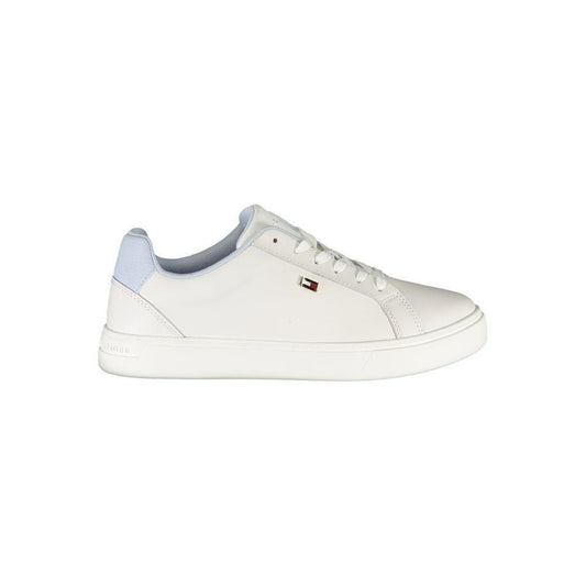 Tommy Hilfiger White Polyester Sneaker TO-29000-EU39/US9