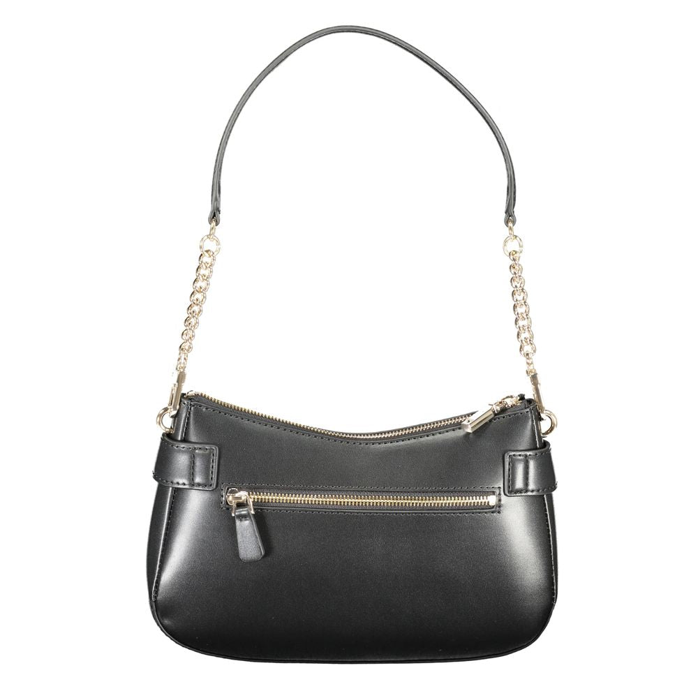 Front view with bag zipped and handles upright.