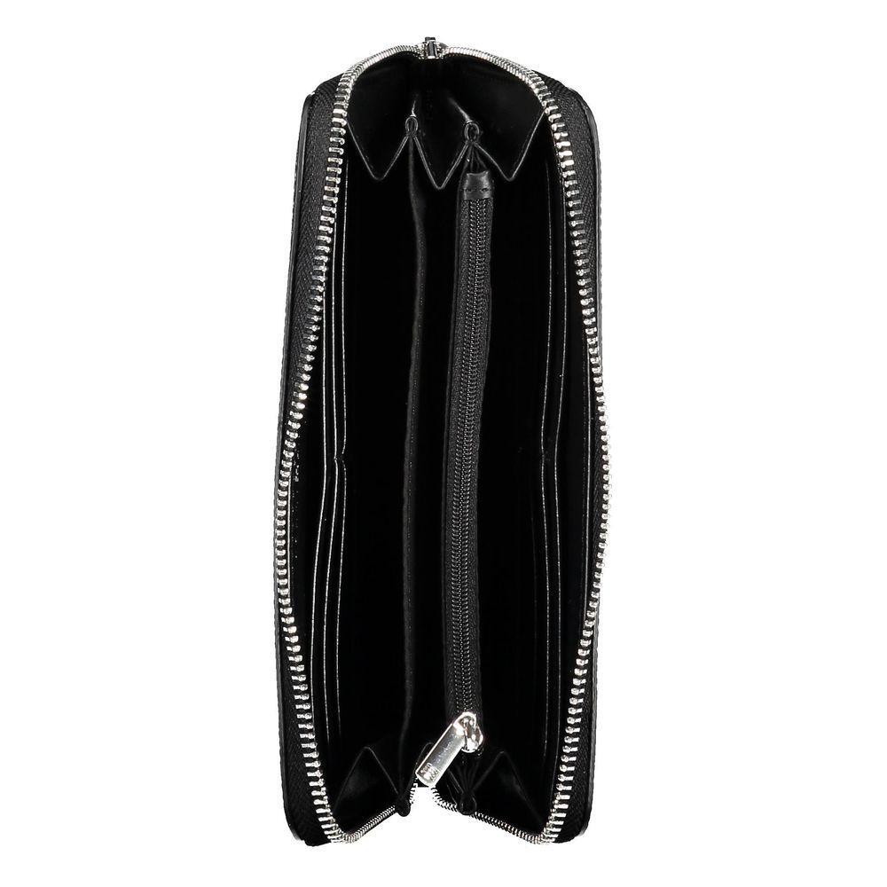 Tommy Hilfiger Black Polyethylene Women Wallet TO-38133