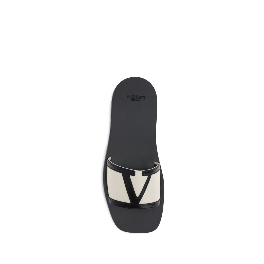Valentino Garavani Multicolor Calf Leather Bos Taurus Sandals