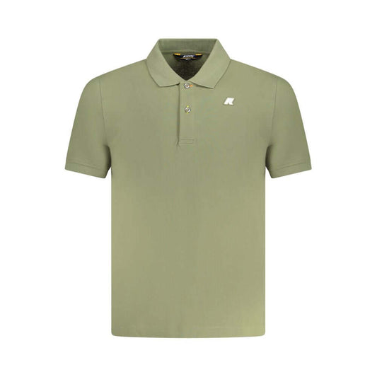 K-WAY Green Cotton Polo Shirt KW-38396-S