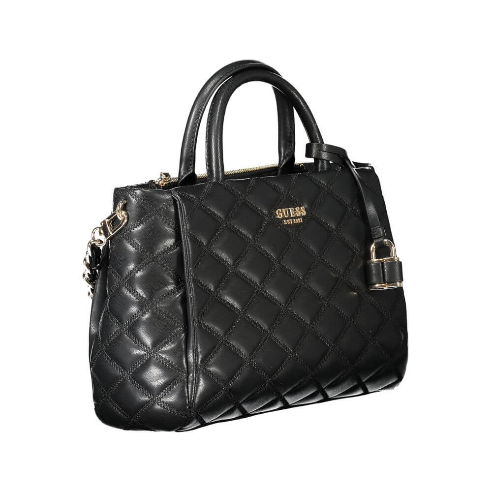 Front view with bag zipped and handles upright.