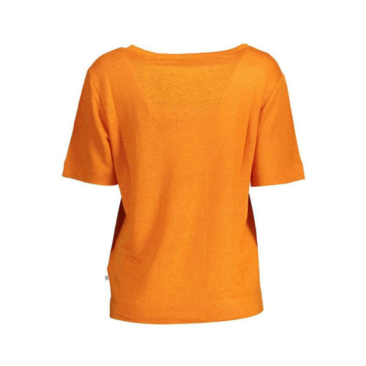 Gant Orange Linen Women Top GA-37844-S