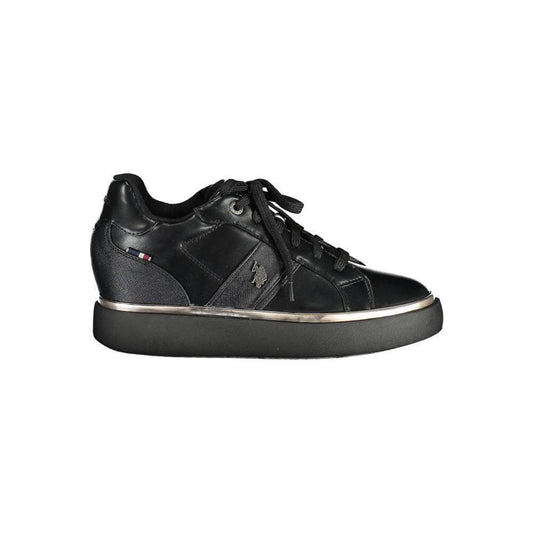 U.S. POLO ASSN. Black Polyester Women Sneaker US-37886-EU38/US8