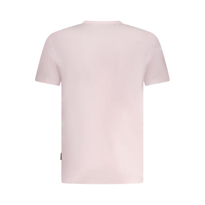 Napapijri Pink Cotton T-Shirt