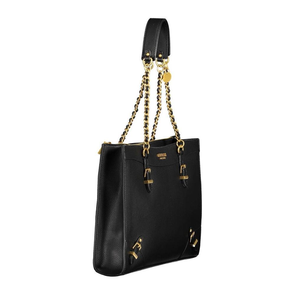 Guess Jeans Black Polyethylene Women Handbag GU-18470