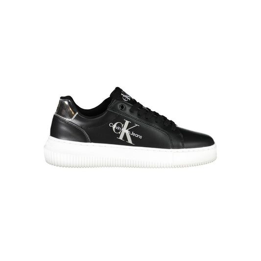 Calvin Klein Black Polyester Women Sneaker CA-36873-EU36/US6