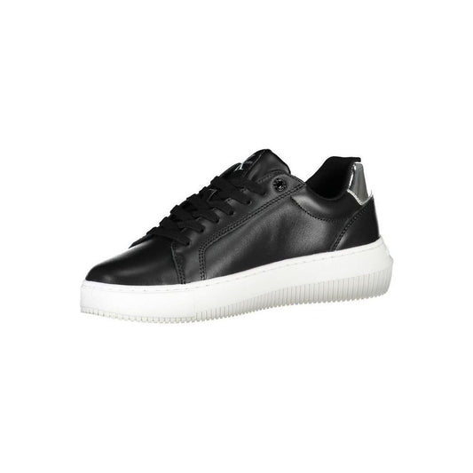 Calvin Klein Black Polyester Women Sneaker CA-36873-EU36/US6