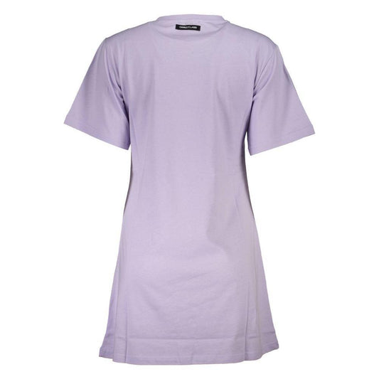 Cavalli Class Purple Cotton Women Top CA-36915-XL