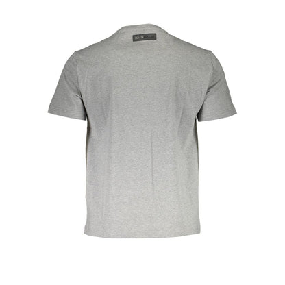 Plein Sport Brown Cotton Men T-Shirt