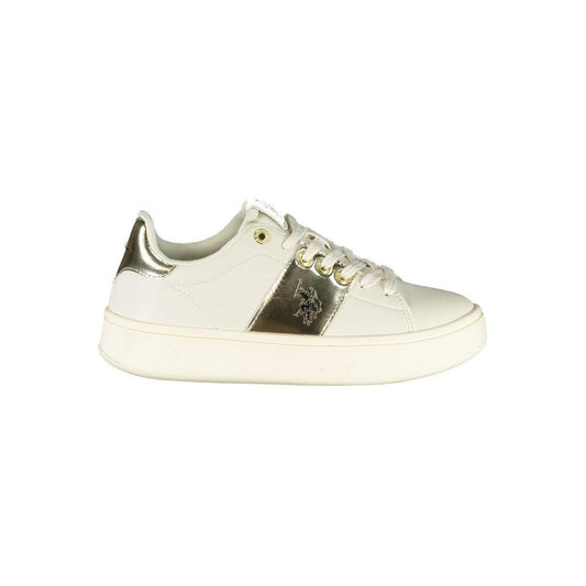 U.S. POLO ASSN. Beige Polyethylene Women Sneaker US-23767-EU36/US6