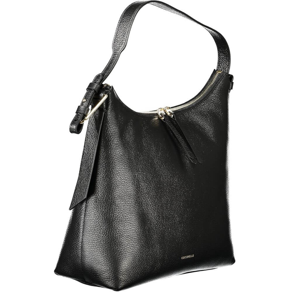Front view with bag zipped and handles upright.