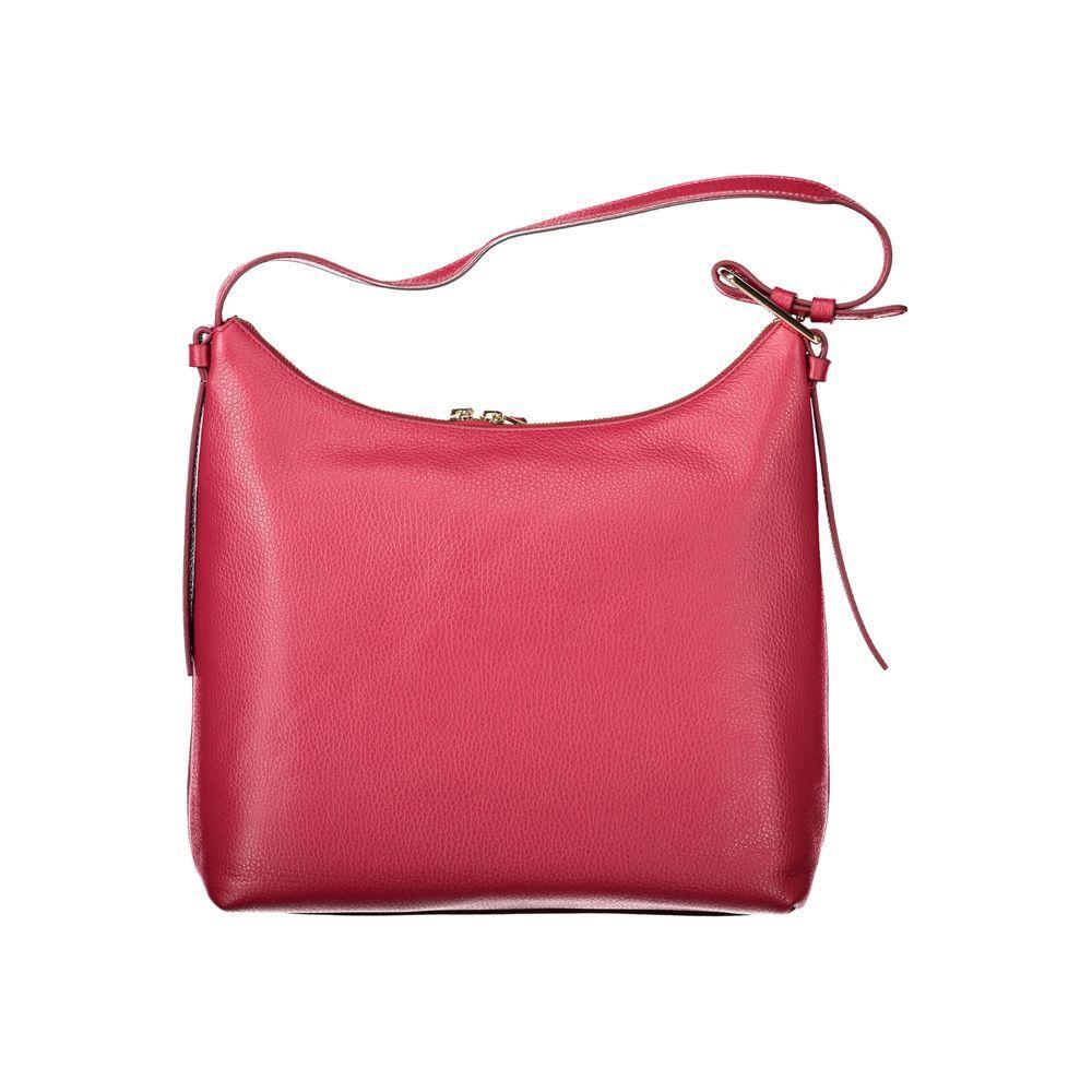 Front view with bag zipped and handles upright.