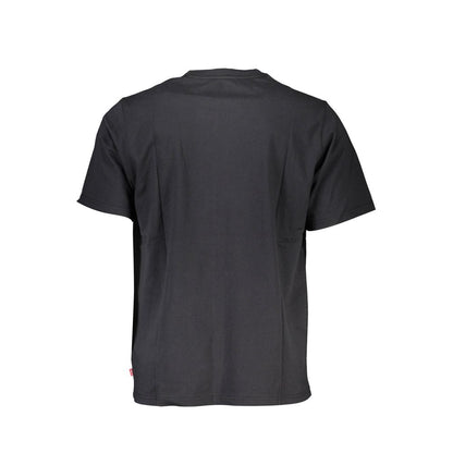 Levi's Black Cotton Men T-Shirt