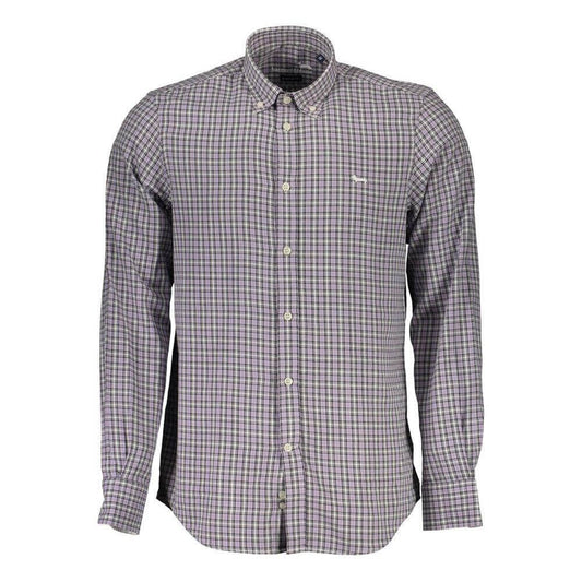 Harmont & Blaine Purple Cotton Men Shirt HA-37780-S