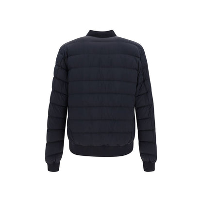 Herno Black Polyamide Bomber