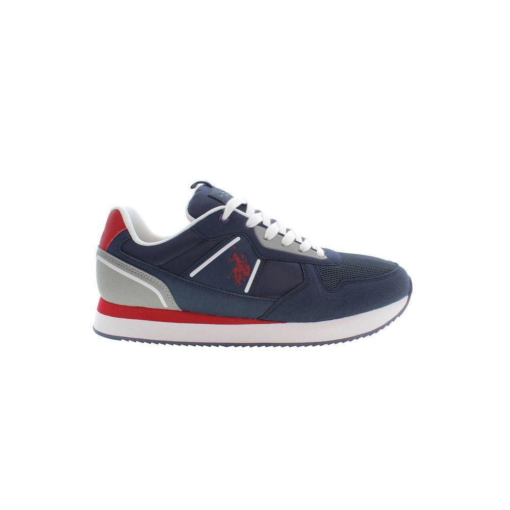 U.S. POLO ASSN. Blue Polyester Men Sneaker US-37028-EU44/US11