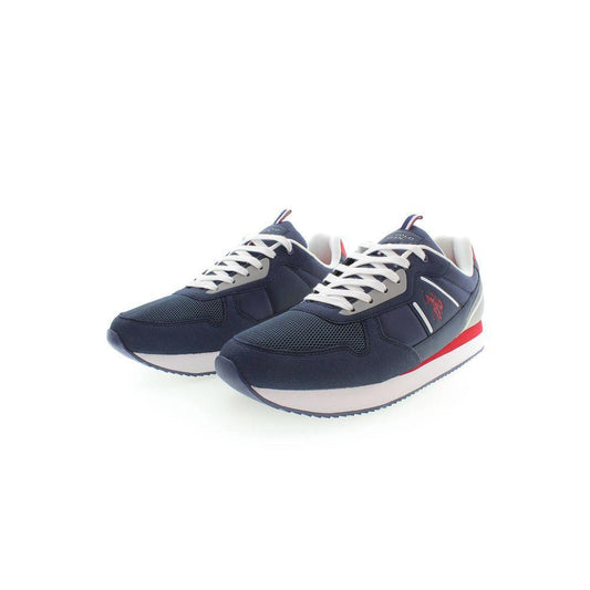 U.S. POLO ASSN. Blue Polyester Men Sneaker US-37028-EU44/US11