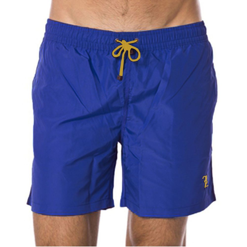 Billionaire Italian Couture Blue Polyester Men Swimwear