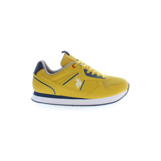 U.S. POLO ASSN. Yellow Polyester Men Sneaker US-36936-EU44/US11