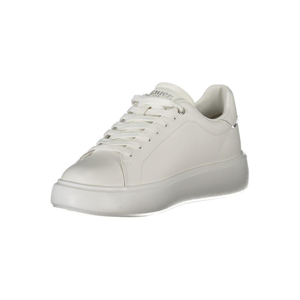 Blauer White Leather Women Sneaker BL-36059-EU36/US6