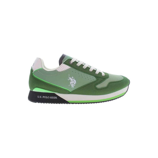 U.S. POLO ASSN. Green Polyester Men Sneaker US-37491-EU44/US11