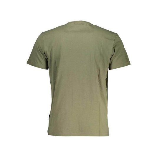 Napapijri Green Cotton Men T-Shirt NA-37623-XXL