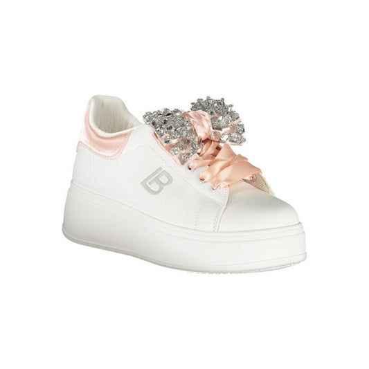 Laura Biagiotti White Synthetic Women Sneaker LA-36473-EU41/US11
