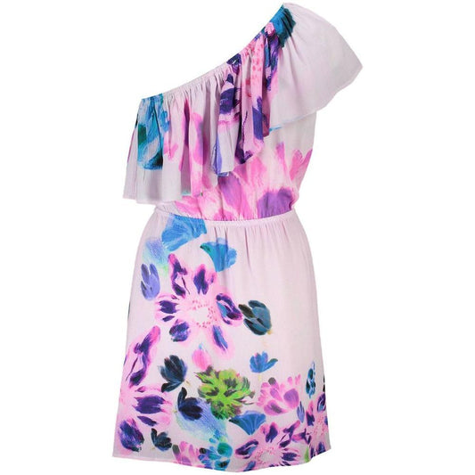 Desigual Pink Viscose Women Dress DE-37104-S